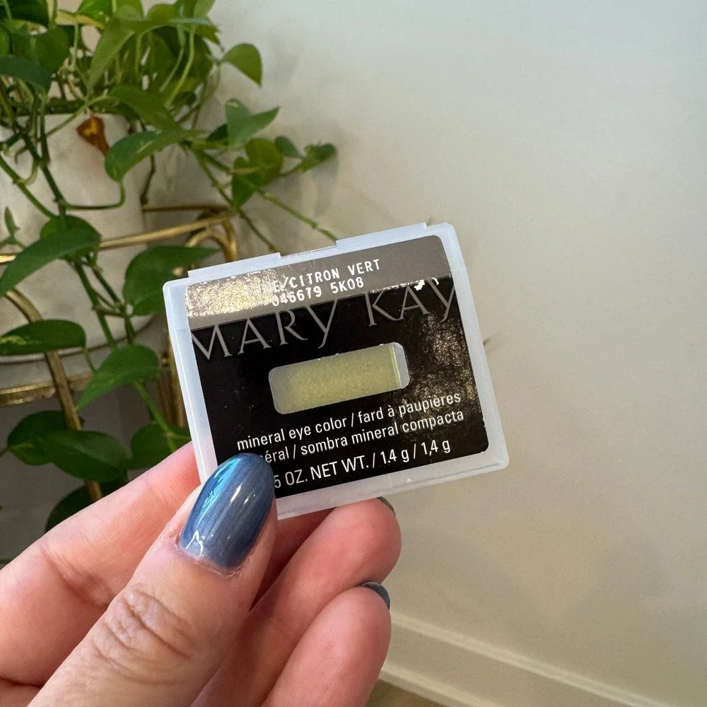 Mary Kay Mineral Eye Color Lime Shimmer Green Single Pan Refill 0.05oz NEW